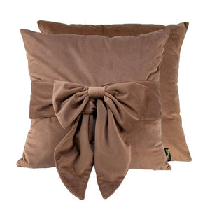 Malini Tiedup Taupe Cushion - Canwell Interiors Limited - Malini