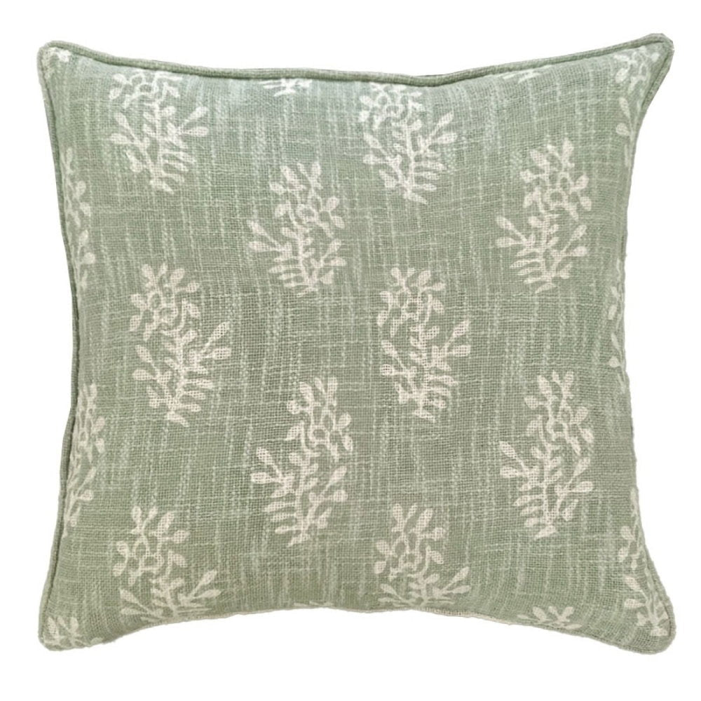 Malini Tula Green Cushion - Canwell Interiors Limited - Malini