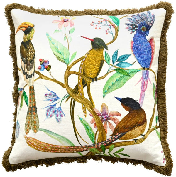 Malini Tweety Nat Cushion - Canwell Interiors Limited - Malini