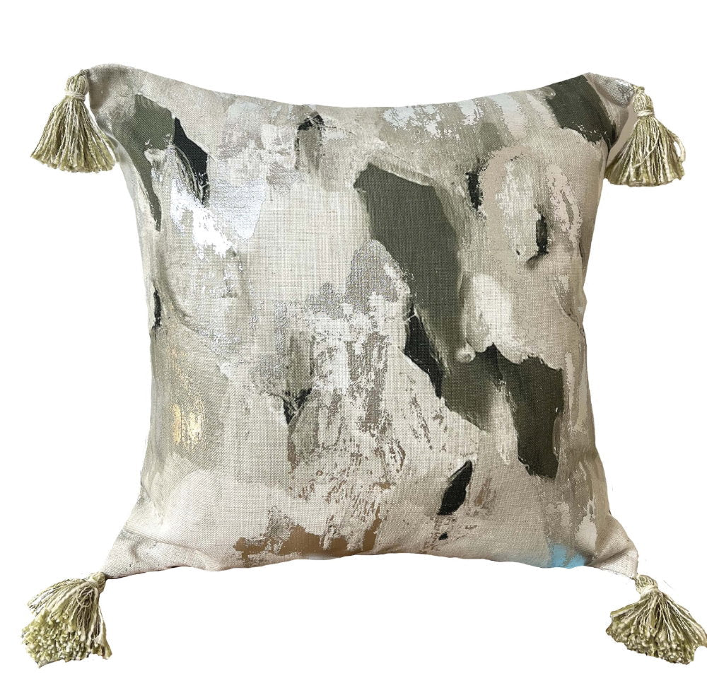 Malini Vision Olive Cushion - Canwell Interiors Limited - Malini