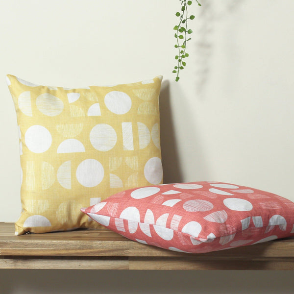 Malmo 43x43 Feather Filled Cushion Yellow - Canwell Interiors Limited - Riva