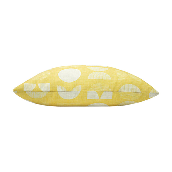 Malmo 43x43 Feather Filled Cushion Yellow - Canwell Interiors Limited - Riva