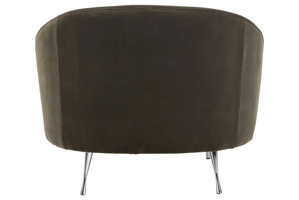 Manhattan Grey Velvet Cocoon Chair - XShowhome Limited - Xshowhome