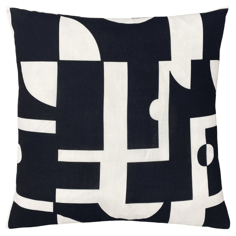 Manhatten 50x50 Feather Filled Cushion Mono - Canwell Interiors Limited - Riva