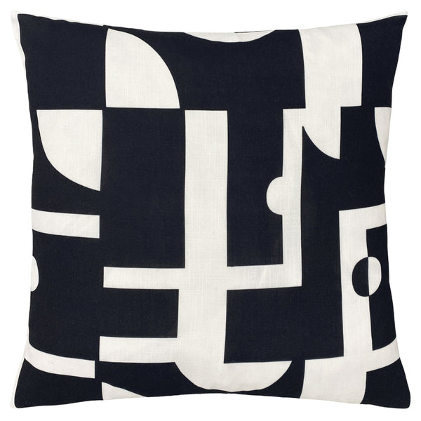 Manhatten 50x50 Feather Filled Cushion Mono - Canwell Interiors Limited - Riva