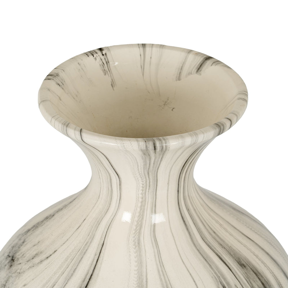 Marble Ellipse Large Vase - Canwell Interiors Limited - Hills