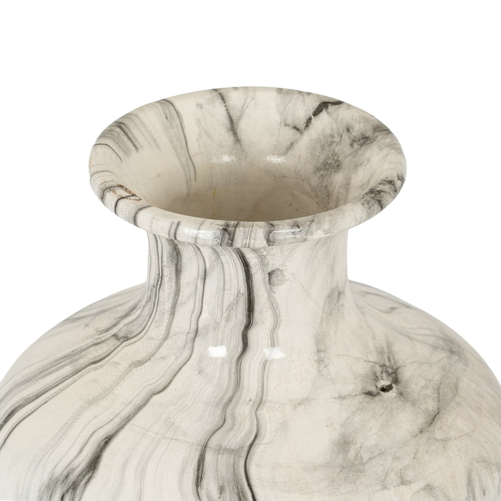 Marble Squat Vase - Canwell Interiors Limited - Hills