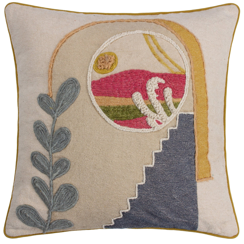 Margo 50x50 Feather Filled Cushion Multi - Canwell Interiors Limited - Riva