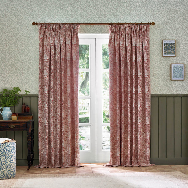 Marigold 167x228 Pencil Pleat Curtains Russet - XShowhome Limited - Riva