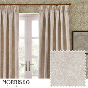 Marigold 228x228 Pencil Pleat Curtains Stone - Canwell Interiors Limited - Riva