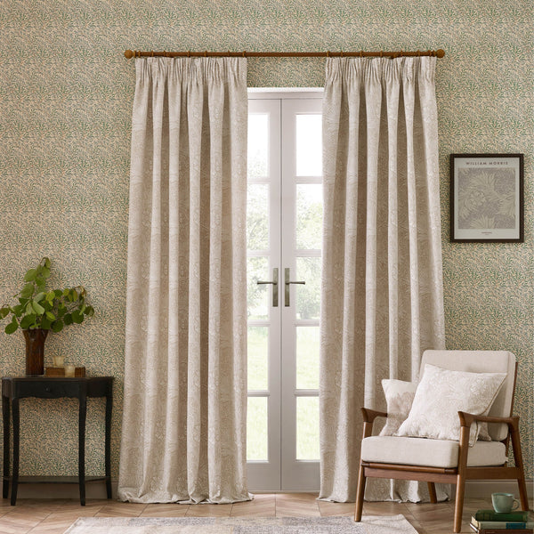 Marigold 228x228 Pencil Pleat Curtains Stone - XShowhome Limited - Riva
