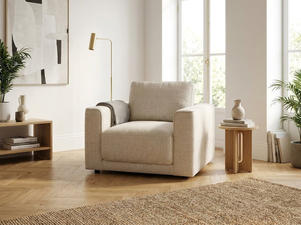 Marlow Sofa Beige Armchair - XShowhome Limited - Xshowhome