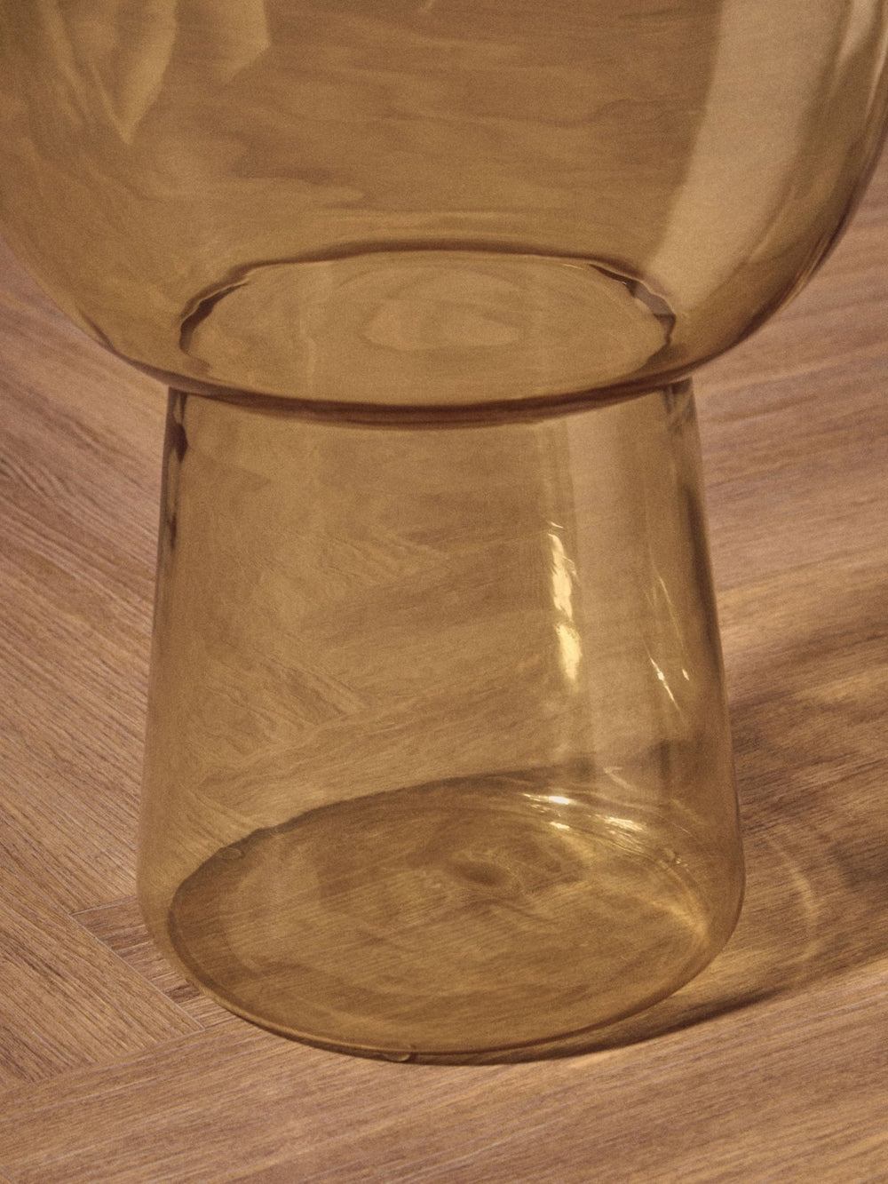 Martini Amber Glass Side Table - XShowhome Limited - Xshowhome