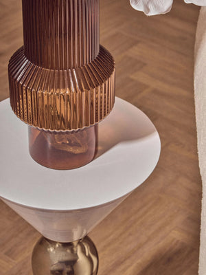 Martini Gold And Black Side Table - XShowhome Limited - Xshowhome