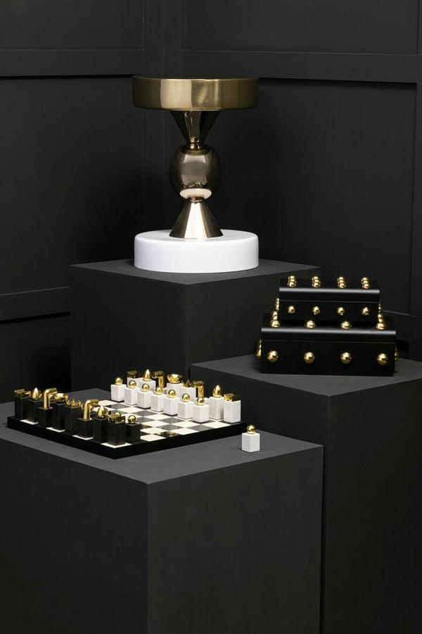 Martini Gold And Ivory Side Table - Canwell Interiors Limited - Xshowhome