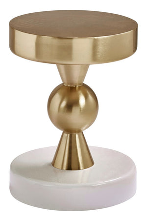 Martini Gold And Ivory Side Table - Canwell Interiors Limited - Xshowhome