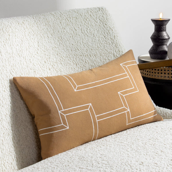 Marzena 30x50 Feather Filled Cushion Toffee - Canwell Interiors Limited - Riva
