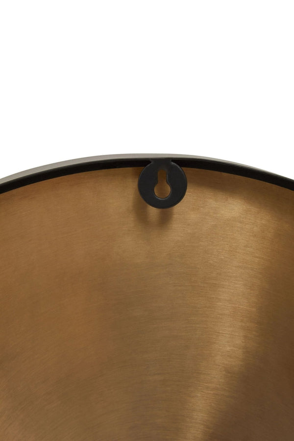Mateo 51cm Dia Black and Antique Gold Large Wall Clock - XShowhome Limited - Xshowhome