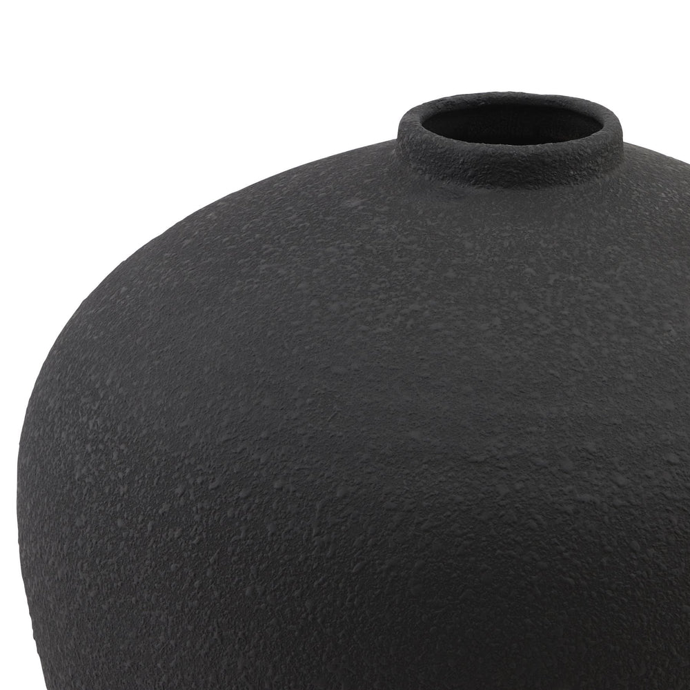 Matt Black Astral Vase - Canwell Interiors Limited - Hills