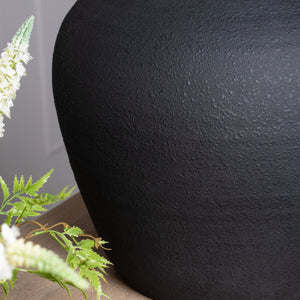 Matt Black Astral Vase - Canwell Interiors Limited - Hills
