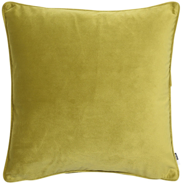 Matt Poly Velvet W. Piping Acid Gr 50x50 - Canwell Interiors Limited - Malini