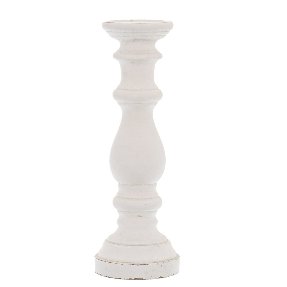 Matt White Large Ceramic Column Candle Holder - XShowhome Limited - Hills