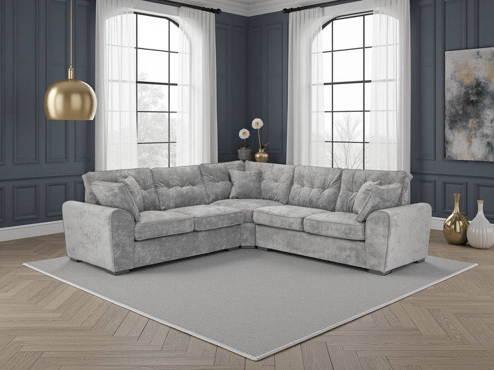 Maxwell Sofa Grey Large Corner - XShowhome Limited - Xshowhome