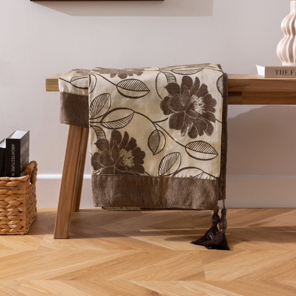Mayflower Throw 145x180 Mocha - Canwell Interiors Limited - Riva