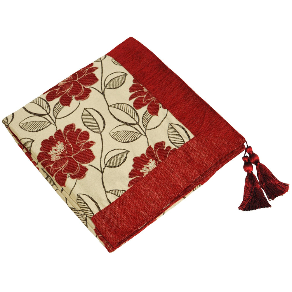 Mayflower Throw 145x180 Red - Canwell Interiors Limited - Riva