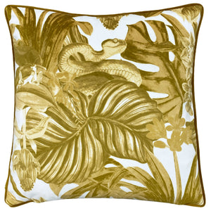 Medinilla 43x43 Feather Filled Cushion Mustard - Canwell Interiors Limited - Riva