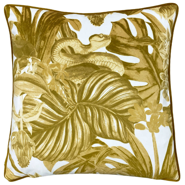 Medinilla 43x43 Feather Filled Cushion Mustard - Canwell Interiors Limited - Riva