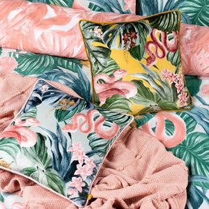 Medinilla 43x43 Feather Filled Cushion Mustard - Canwell Interiors Limited - Riva