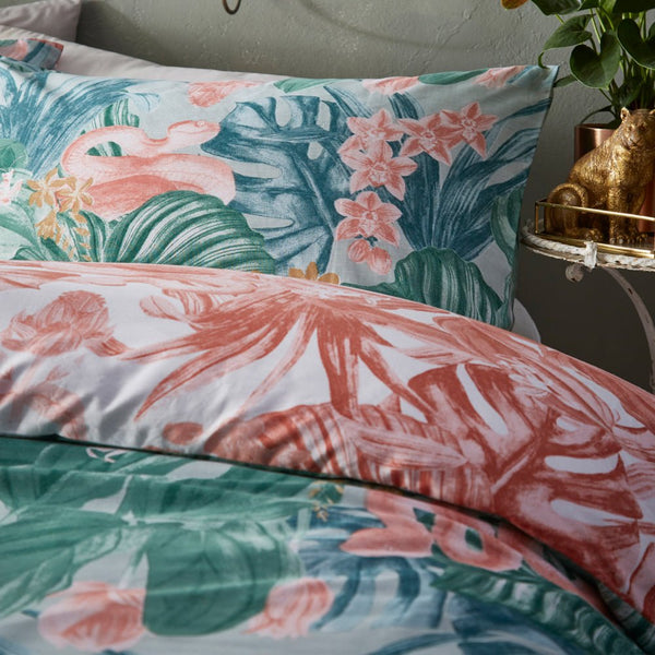 Medinilla Double Duvet Set Sage/Blush - XShowhome Limited - Riva