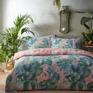 Medinilla Double Duvet Set Sage/Blush - XShowhome Limited - Riva