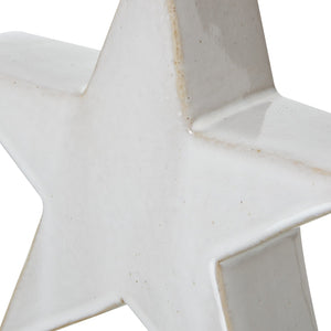 Medium Ceramic Standing Star Decoration - Canwell Interiors Limited - Hills