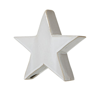 Medium Ceramic Standing Star Decoration - Canwell Interiors Limited - Hills
