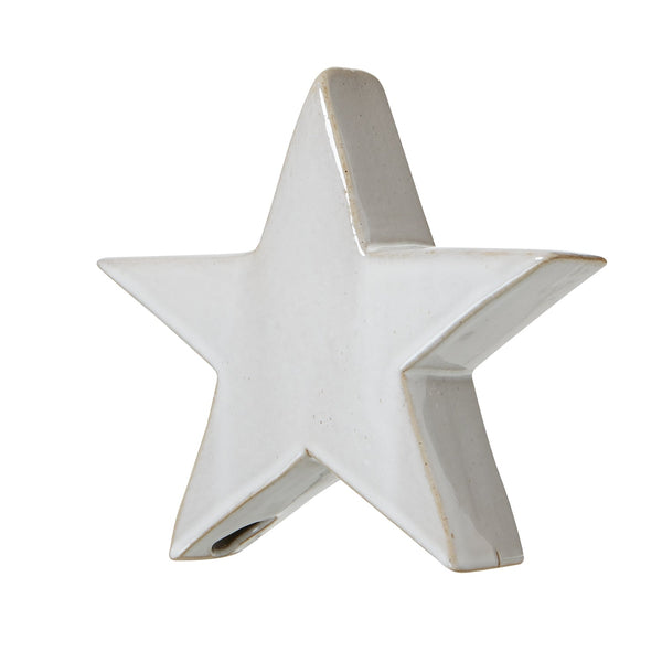 Medium Ceramic Standing Star Decoration - Canwell Interiors Limited - Hills