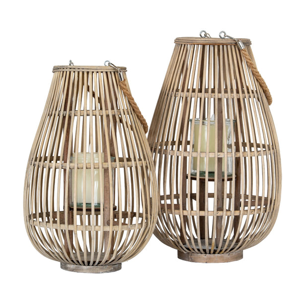 Medium Ellipse Lantern with Glass Holder - Canwell Interiors Limited - Hills
