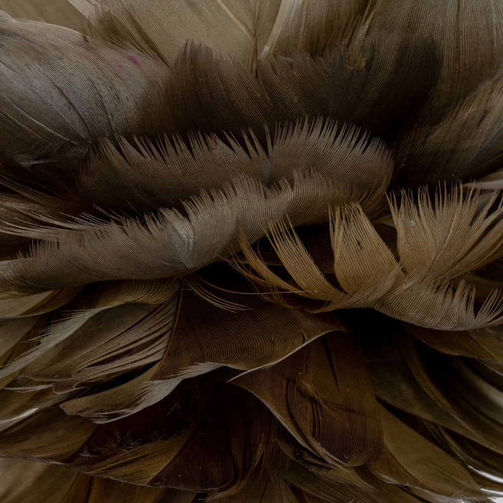 Medium Fawn Feather Ball Decoration - Canwell Interiors Limited - Hills