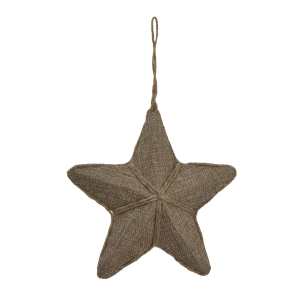 Medium Jute Hanging Star - Canwell Interiors Limited - Hills