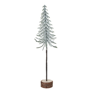 Medium Snowy Spindle Tree in Wood Log - Canwell Interiors Limited - Hills