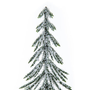 Medium Snowy Spindle Tree in Wood Log - Canwell Interiors Limited - Hills