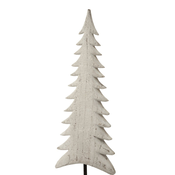 Medium Whitewashed Tall Tree on Stand - Canwell Interiors Limited - Hills