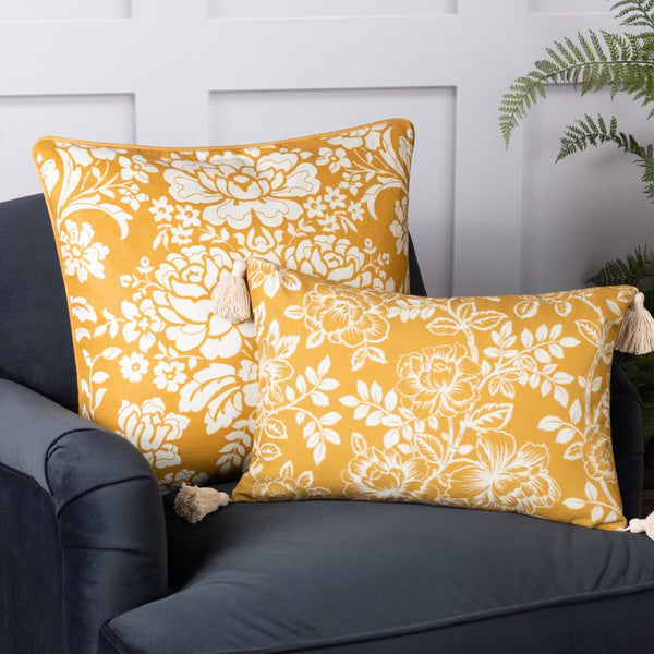 Melrose 50x50 Feather Filled Cushion Honey - Canwell Interiors Limited - Riva