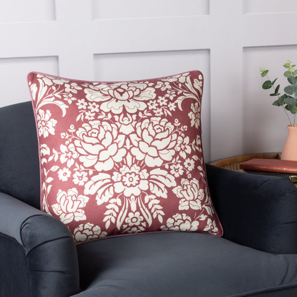 Melrose 50x50 Feather Filled Cushion Mulberry - Canwell Interiors Limited - Riva