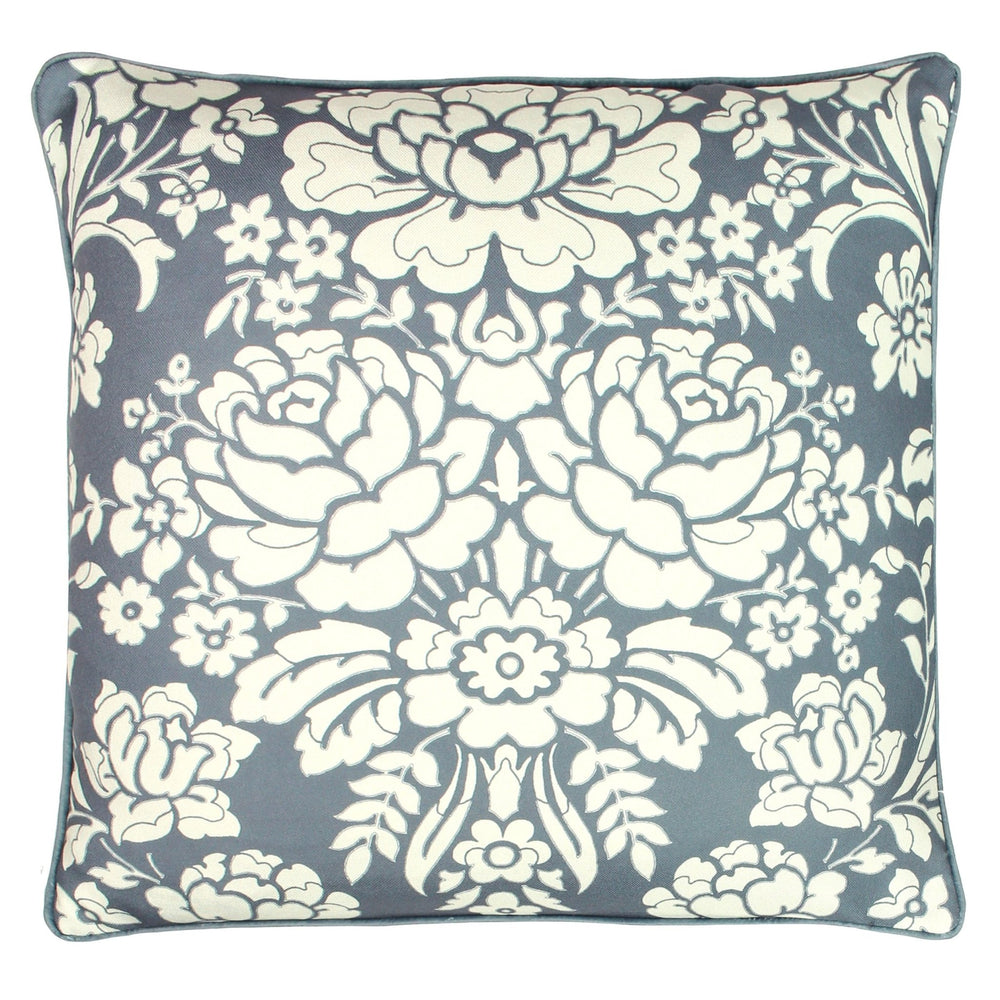 Melrose 50x50 Feather Filled Cushion Slate Blue - Canwell Interiors Limited - Riva