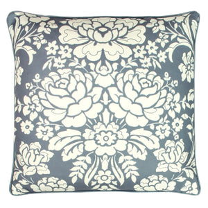 Melrose 50x50 Feather Filled Cushion Slate Blue - Canwell Interiors Limited - Riva