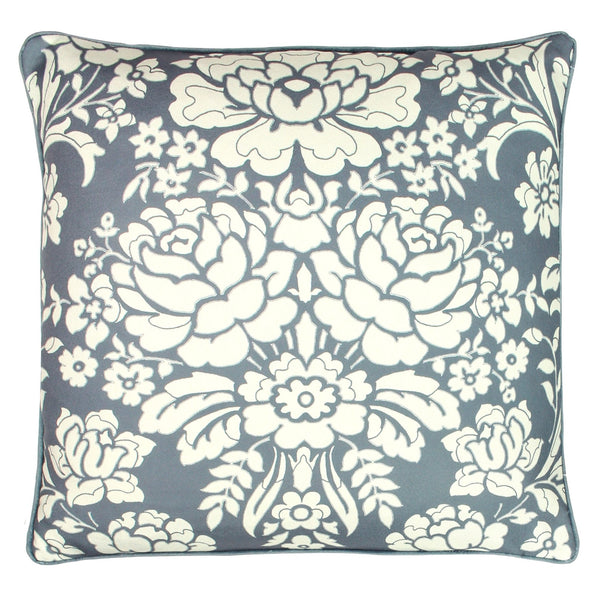 Melrose 50x50 Feather Filled Cushion Slate Blue - Canwell Interiors Limited - Riva
