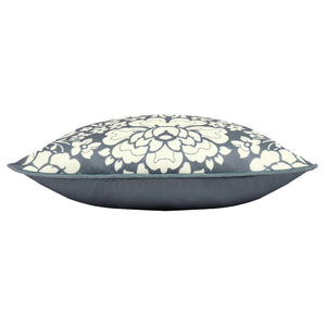 Melrose 50x50 Feather Filled Cushion Slate Blue - Canwell Interiors Limited - Riva