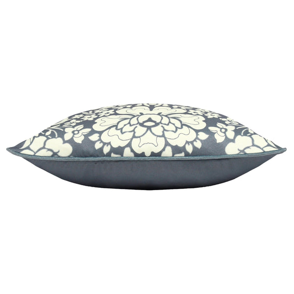 Melrose 50x50 Feather Filled Cushion Slate Blue - Canwell Interiors Limited - Riva